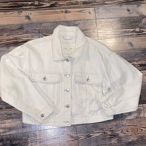 Chic Off-White Denim Jacket